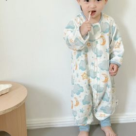 Children's Double-layer Long-sleeved Thin Pajamas