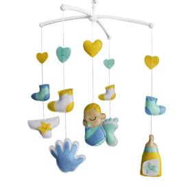 Lovely Baby Crib Mobile Infant Room Hanging Musical Mobile Crib Toy Nursery Decor for Girls Boys