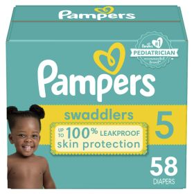 Pampers Swaddlers Diapers Size 5, 58 Count