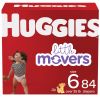 Huggies Little Movers Wetness Indicator Hypoallergenic Diapers Size 6;  Count 84