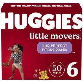 Huggies Little Movers Baby Diapers Size 6;  Count 50