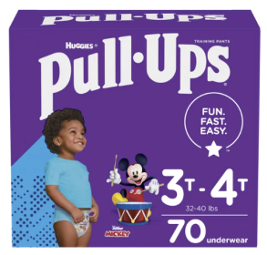 Pull-Ups Boys' Potty Training Underwear Size 5;  3T-4T;  70 Ct