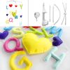 Handmade Colorful Capital Letter Baby Crib Mobile Nursery Room Decor Musical Mobile Crib Toy for Girls Boys