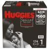 Huggies Special Delivery Hypoallergenic Baby Diapers Size 1;  Count 174