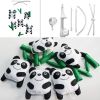 Handmade Baby Crib Mobile Kids Room Nursery Decor Baby Musical Mobile; Panda and Bamboo