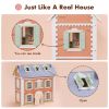 Classic Vintage Wooden Dollhouse for boys and girls, Great Gift for Kids