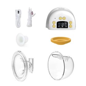 New Authentic Hands-free Wearable Breast Pump Electric Integrated Lactagogue Wireless Breast Pump Portable Manufacturer (Option: 28mm)