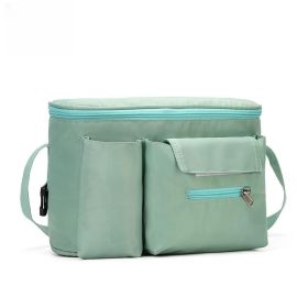 Stroller Saddlebag Multi-functional Out Storage Bag (Option: New Matcha Green)