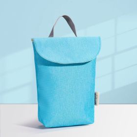 Multifunctional Baby Diaper Storage Bag (Option: Sky Blue)