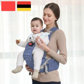 Multifunctional Stool Waist Support, Waist Protection And Baby Holding Artifact (Option: Gerry blue)