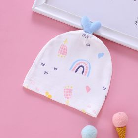 Summer Boneless Soft Cotton Baby Halogen Door Cap (Option: Rainbow bridge single layer)