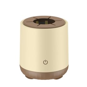 Smart Electric Milk Shaker; Infant Automatic Milk Powder Processor; Stirring Milk Shaker (Color: Khaki)