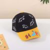 Baby Boy Dinosaur Embroidered Pattern Color Contrast Design Breathable Peaked Caps