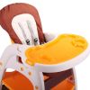 Multipurpose Adjustable Highchair,Children's dining chair for Baby Toddler Dinning Table with Feeding Tray and 5-Point Safety Buckle XH