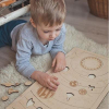 Montessori Puzzle Children's Educational Human Anatomy Science Animal Planet 3 To 6 Years Old Wooden Multi-layer Puzzle Toy