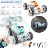 Remote Control Car Toy; 360¬∞ Rotation Transform Gesture Induction Stunt Car; Rechargeable Reusable Hand Controlled 4WD Off-Road Drift Car With 220mA