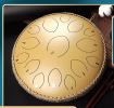 14-inch 15-tone Kongling Drum Guofeng Lotus Drum Steel Tongue Drum Percussion Instrument