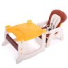 Multipurpose Adjustable Highchair,Children's dining chair for Baby Toddler Dinning Table with Feeding Tray and 5-Point Safety Buckle XH