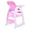 Multipurpose Adjustable Highchair,Children's dining chair for Baby Toddler Dinning Table with Feeding Tray and 5-Point Safety Buckle XH