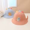 Baby Cartoon Dinosaur Embroidered Pattern Cute Sunshade Bowl Hats