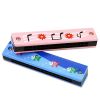 Cute Harmonica Montessori Educational Toy; Cartoon Pattern Children Wind Instrument Gift