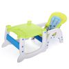 Multipurpose Adjustable Highchair,Children's dining chair for Baby Toddler Dinning Table with Feeding Tray and 5-Point Safety Buckle XH