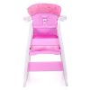 Multipurpose Adjustable Highchair,Children's dining chair for Baby Toddler Dinning Table with Feeding Tray and 5-Point Safety Buckle XH