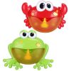 Frog Musical Bubble Bath Maker Baby Bath Toys for Bathtubs Toddler Bubble Machine for Bath Fun