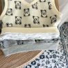 Baby Bear Embroidered Pattern Vest Combo Trousers Sets