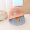 Baby Cartoon Dinosaur Embroidered Pattern Cute Sunshade Bowl Hats