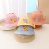 Baby Cartoon Dinosaur Embroidered Pattern Cute Sunshade Bowl Hats