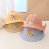 Baby Cartoon Dinosaur Embroidered Pattern Cute Sunshade Bowl Hats